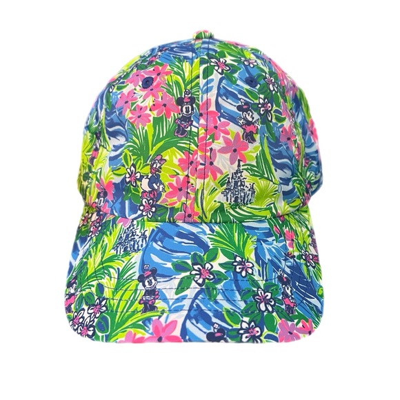 ?NWT Lilly Pulitzer 2025 ? Disney Parks Run Around Cap “Fantasyland Castle” O/S main image 3